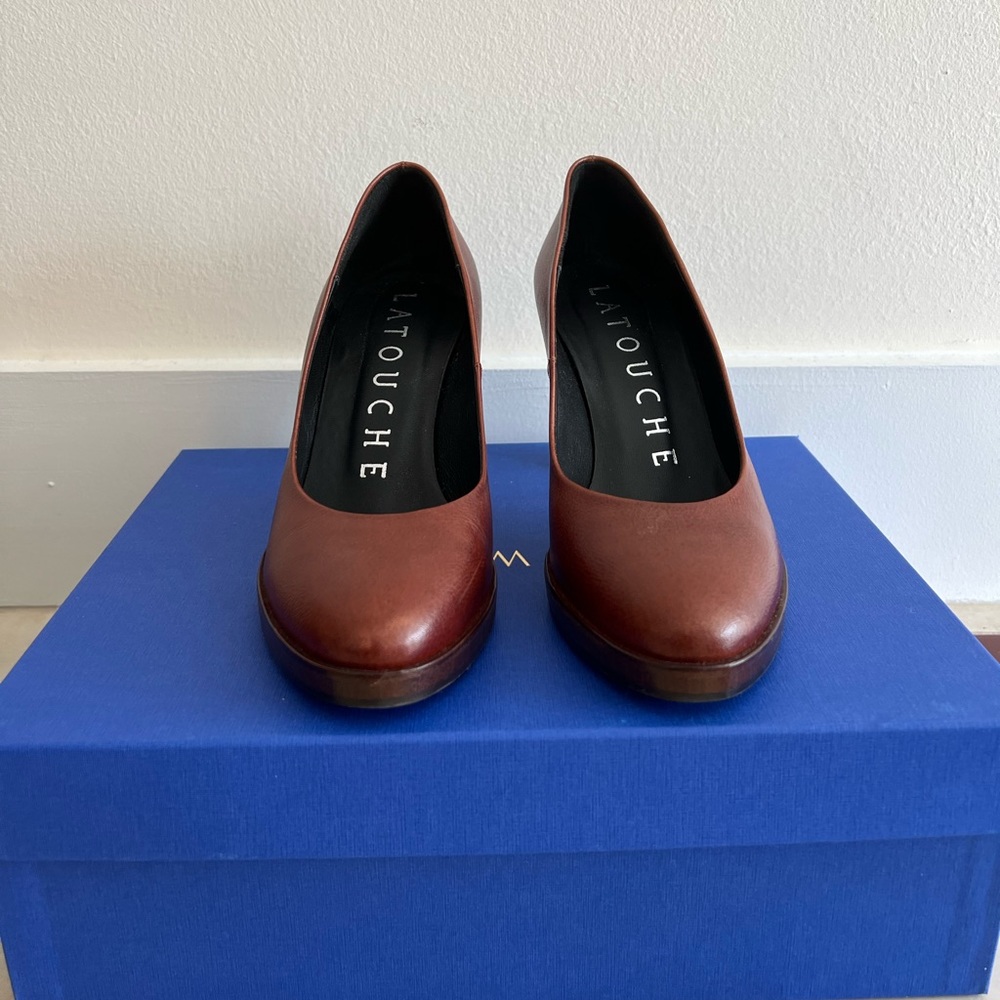 LaTouche, Heels, Brown, New, 6.5